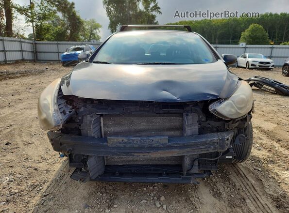 KMHD35LH2GU259174 2016 HYUNDAI ELANTRA Black Դիմացի տեսք