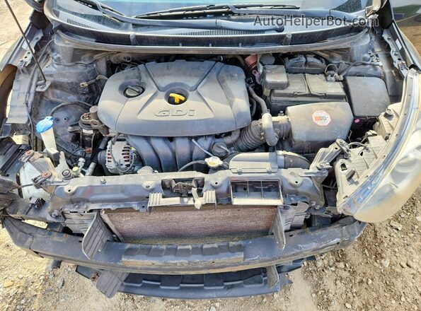 KMHD35LH2GU259174 2016 HYUNDAI ELANTRA Black Սալոնի հետևի տեսք