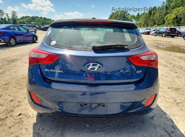 KMHD35LH2GU259613 2016 HYUNDAI ELANTRA Blue Вид ззаду