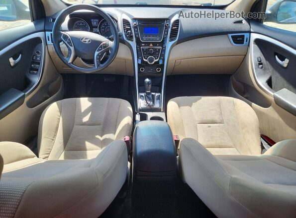 KMHD35LH2GU259613 2016 HYUNDAI ELANTRA Blue Вид панелі приладів