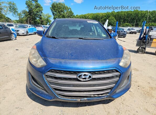 KMHD35LH2GU259613 2016 HYUNDAI ELANTRA Blue Вид спереду