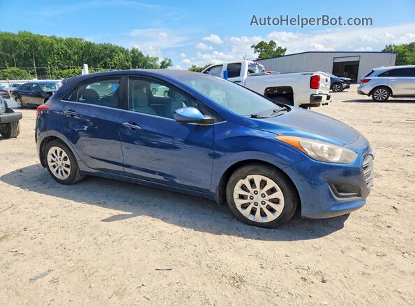 KMHD35LH2GU259613 2016 HYUNDAI ELANTRA Blue Передня права чверть