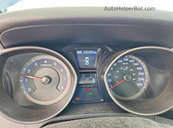 KMHD35LH2GU307238 2016 HYUNDAI ELANTRA Blue Widok zestawu wskaźników