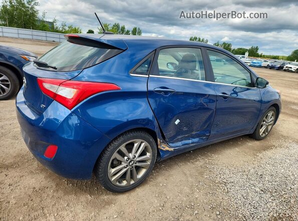 KMHD35LH2GU307238 2016 HYUNDAI ELANTRA Blue Tył prawy
