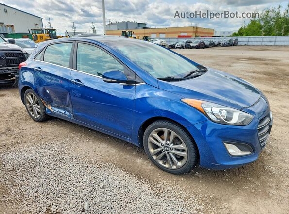 KMHD35LH2GU307238 2016 HYUNDAI ELANTRA Blue Przód prawy