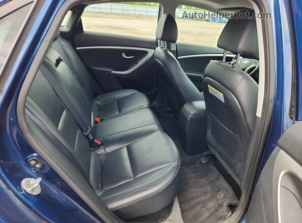 KMHD35LH2GU307238 2016 HYUNDAI ELANTRA Blue Widok tylnych siedzeń
