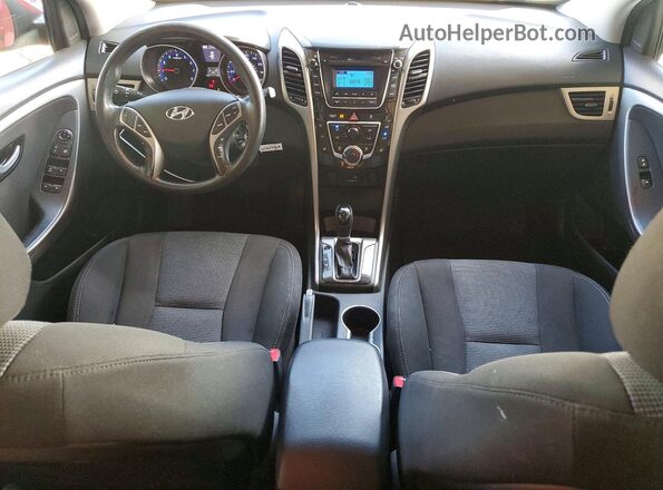 KMHD35LH2GU319213 2016 HYUNDAI ELANTRA Красный Вид панели приборов