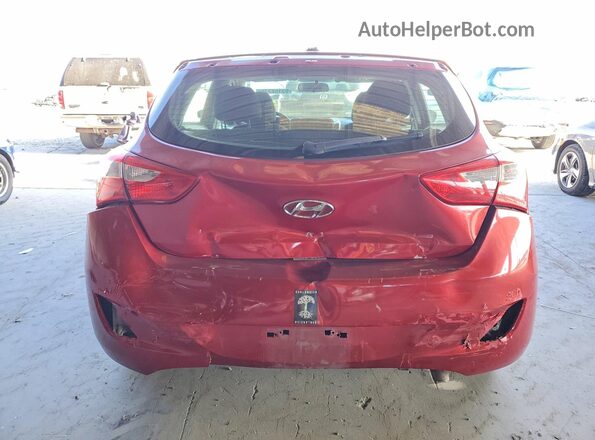 KMHD35LH2GU319213 2016 HYUNDAI ELANTRA Красный Вид сзади