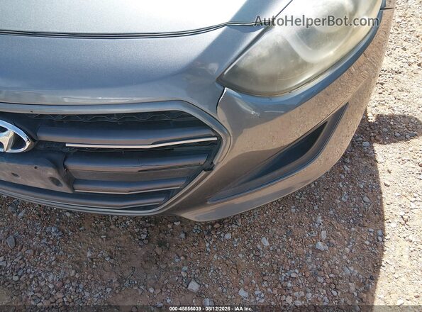 KMHD35LH2HU354223 2017 HYUNDAI ELANTRA GT Gray წინა ხედი