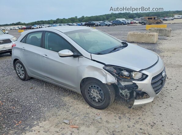 KMHD35LH2HU359518 2017 HYUNDAI ELANTRA Silver Front right