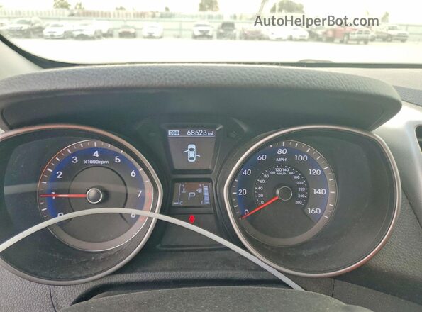 KMHD35LH2HU359518 2017 HYUNDAI ELANTRA Silver Instrument cluster view