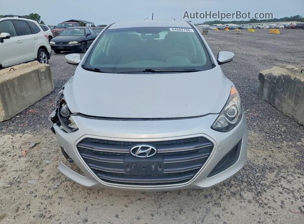 KMHD35LH2HU359518 2017 HYUNDAI ELANTRA Silver Front view