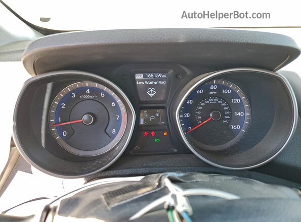 KMHD35LH3GU305305 2016 HYUNDAI ELANTRA Серебряный Вид щитка приборов