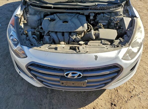KMHD35LH3GU305305 2016 HYUNDAI ELANTRA Серебряный Вид задней части салона