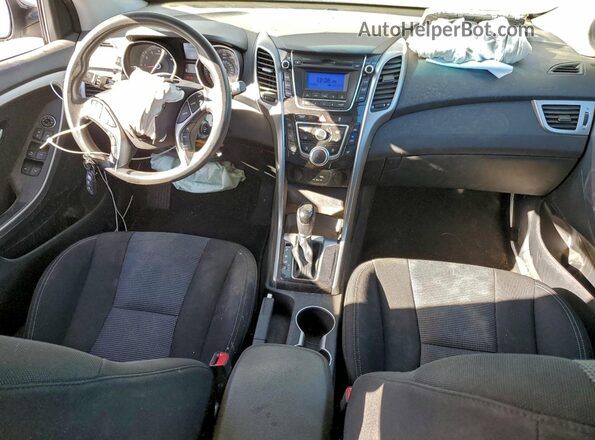 KMHD35LH3GU305305 2016 HYUNDAI ELANTRA Серебряный Вид панели приборов