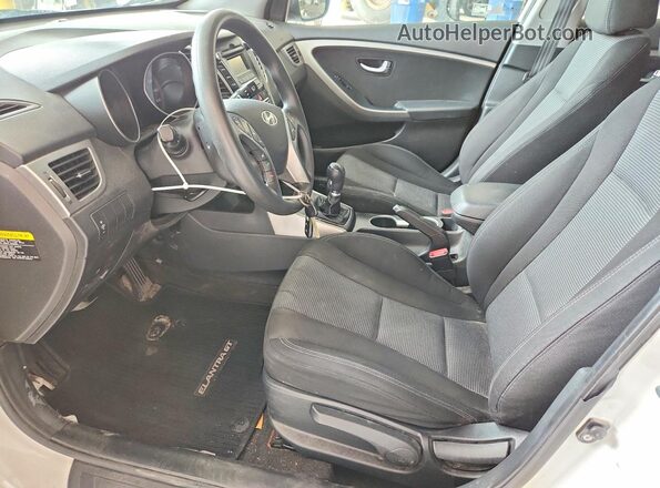 KMHD35LH3GU334609 2016 HYUNDAI ELANTRA White წინა სალონის ხედი