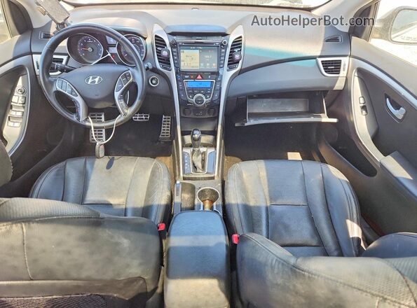 KMHD35LH3HU359091 2017 HYUNDAI ELANTRA Silver Widok deski rozdzielczej