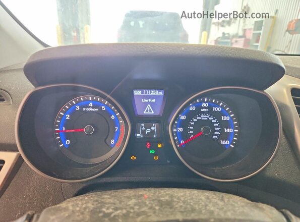 KMHD35LH3HU383732 2017 HYUNDAI ELANTRA White Widok zestawu wskaźników
