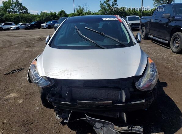 KMHD35LH4GU304163 2016 HYUNDAI ELANTRA Silver წინა ხედი