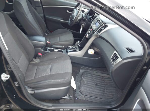 KMHD35LH4GU329760 2016 HYUNDAI ELANTRA GT Black Widok wnętrza z przodu