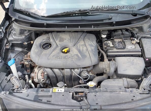 KMHD35LH4GU329760 2016 HYUNDAI ELANTRA GT Black Widok z tyłu