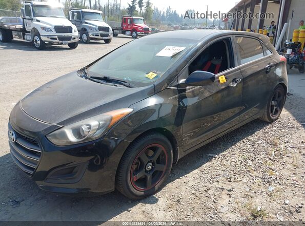 KMHD35LH4GU337891 2016 HYUNDAI ELANTRA GT Black Przód lewy