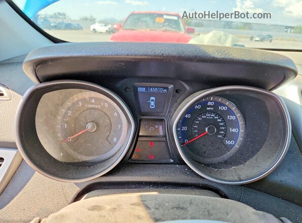 KMHD35LH4HU350013 2017 HYUNDAI ELANTRA Синий Вид щитка приборов