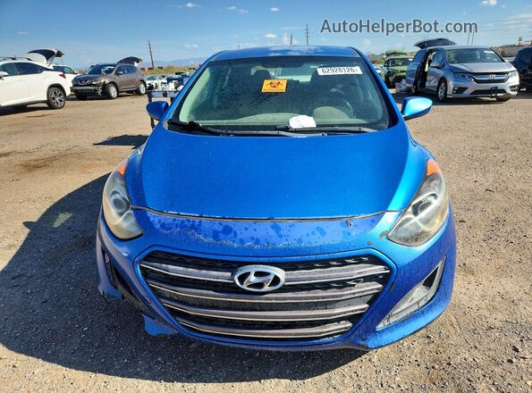 KMHD35LH4HU350013 2017 HYUNDAI ELANTRA Синий Вид спереди