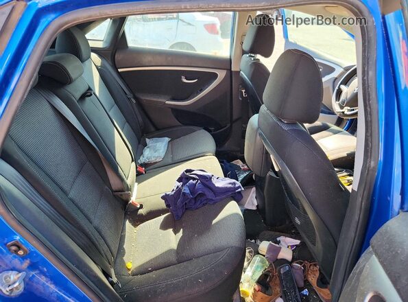 KMHD35LH4HU350013 2017 HYUNDAI ELANTRA Синий Вид задних сидений