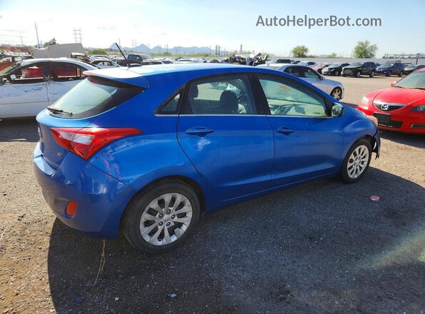 KMHD35LH4HU350013 2017 HYUNDAI ELANTRA Синий Задняя правая четверть