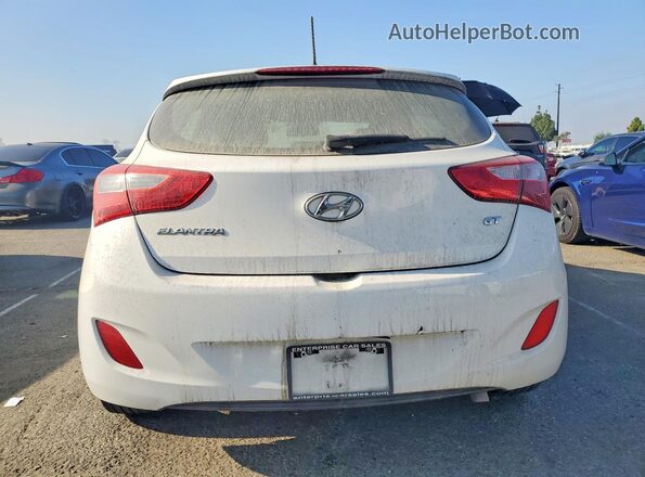 KMHD35LH4HU360959 2017 HYUNDAI ELANTRA White Հետևի տեսք