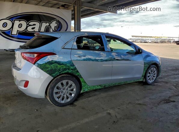 KMHD35LH4HU383190 2017 HYUNDAI ELANTRA Blue Rear right