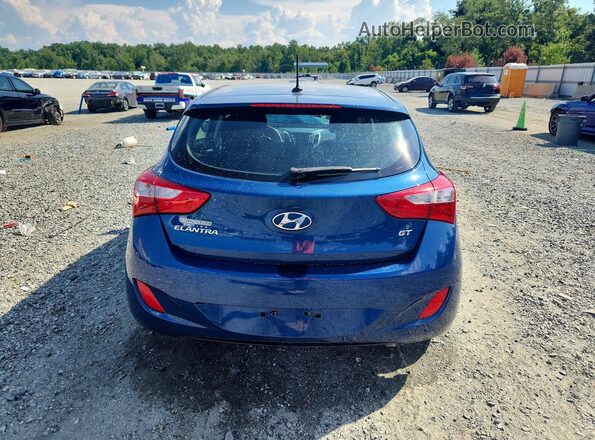 KMHD35LH5GU285879 2016 HYUNDAI ELANTRA Blue Widok z tyłu