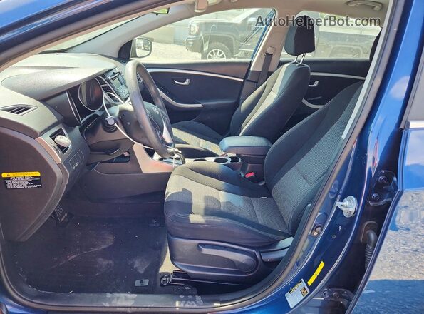 KMHD35LH5GU285879 2016 HYUNDAI ELANTRA Blue Widok wnętrza z przodu