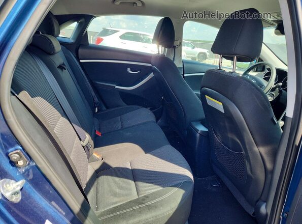 KMHD35LH5GU285879 2016 HYUNDAI ELANTRA Blue Widok tylnych siedzeń