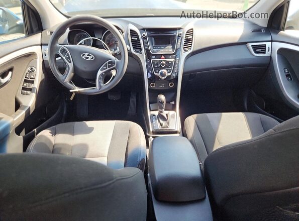 KMHD35LH5GU285879 2016 HYUNDAI ELANTRA Blue Widok deski rozdzielczej