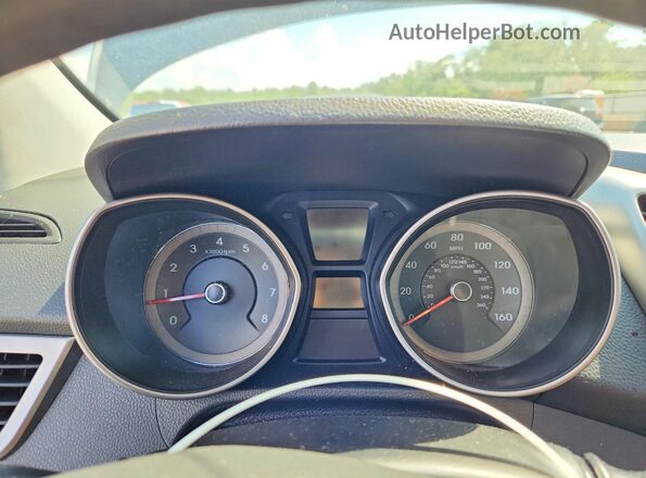 KMHD35LH5GU285879 2016 HYUNDAI ELANTRA Blue Widok zestawu wskaźników