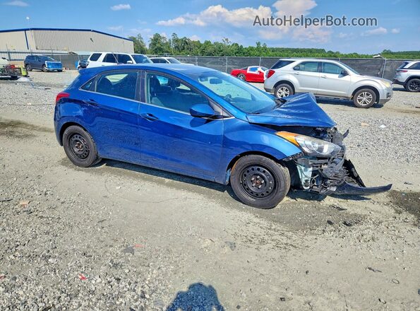 KMHD35LH5GU285879 2016 HYUNDAI ELANTRA Blue Przód prawy