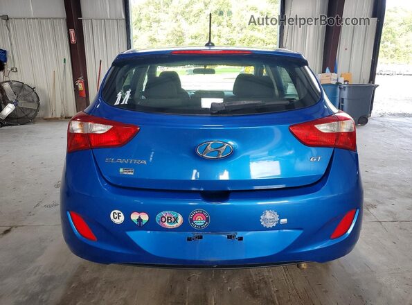 KMHD35LH5HU384106 2017 HYUNDAI ELANTRA Blue Вид ззаду