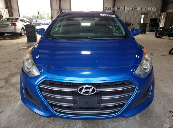 KMHD35LH5HU384106 2017 HYUNDAI ELANTRA Blue Вид спереду
