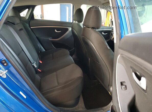 KMHD35LH5HU384106 2017 HYUNDAI ELANTRA Blue Вид задньої частини салону