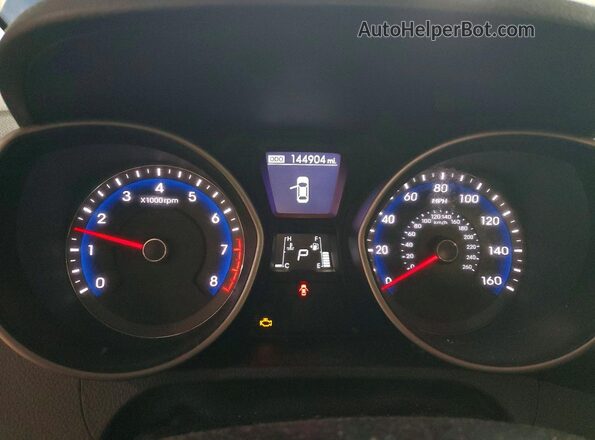 KMHD35LH5HU384106 2017 HYUNDAI ELANTRA Blue Вид щитка приладів