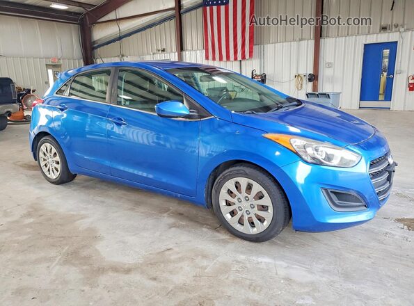 KMHD35LH5HU384106 2017 HYUNDAI ELANTRA Blue Передня права чверть