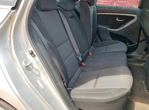 KMHD35LH6GU264166 2016 HYUNDAI ELANTRA Silver Rear seats view