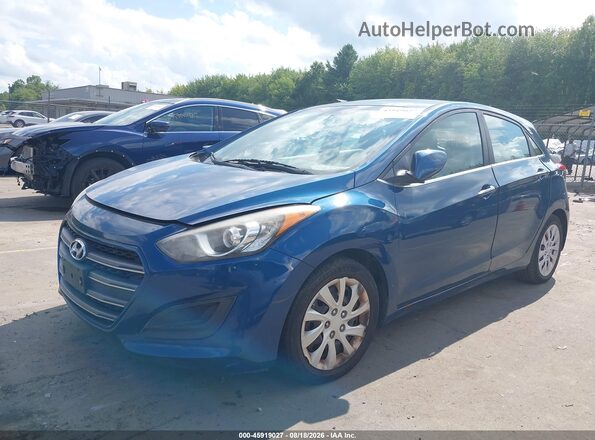 KMHD35LH6GU303578 2016 HYUNDAI ELANTRA GT Blue Передня ліва чверть