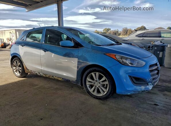KMHD35LH6GU305265 2016 HYUNDAI ELANTRA Blue Przód prawy