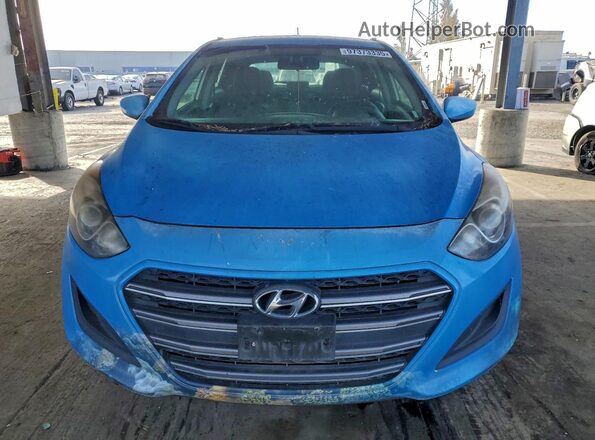 KMHD35LH6GU305265 2016 HYUNDAI ELANTRA Blue Widok z przodu