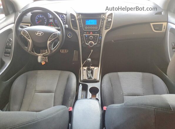 KMHD35LH6GU337116 2016 HYUNDAI ELANTRA Красный Вид панели приборов