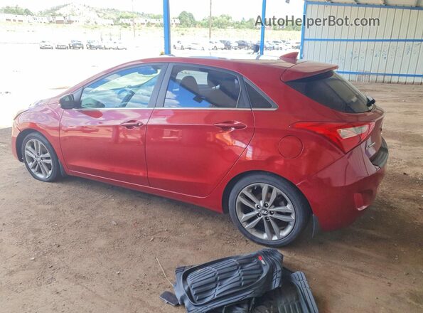 KMHD35LH6GU337116 2016 HYUNDAI ELANTRA Красный Задняя левая четверть