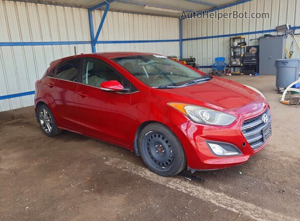 KMHD35LH6GU337116 2016 HYUNDAI ELANTRA Красный Передняя правая четверть